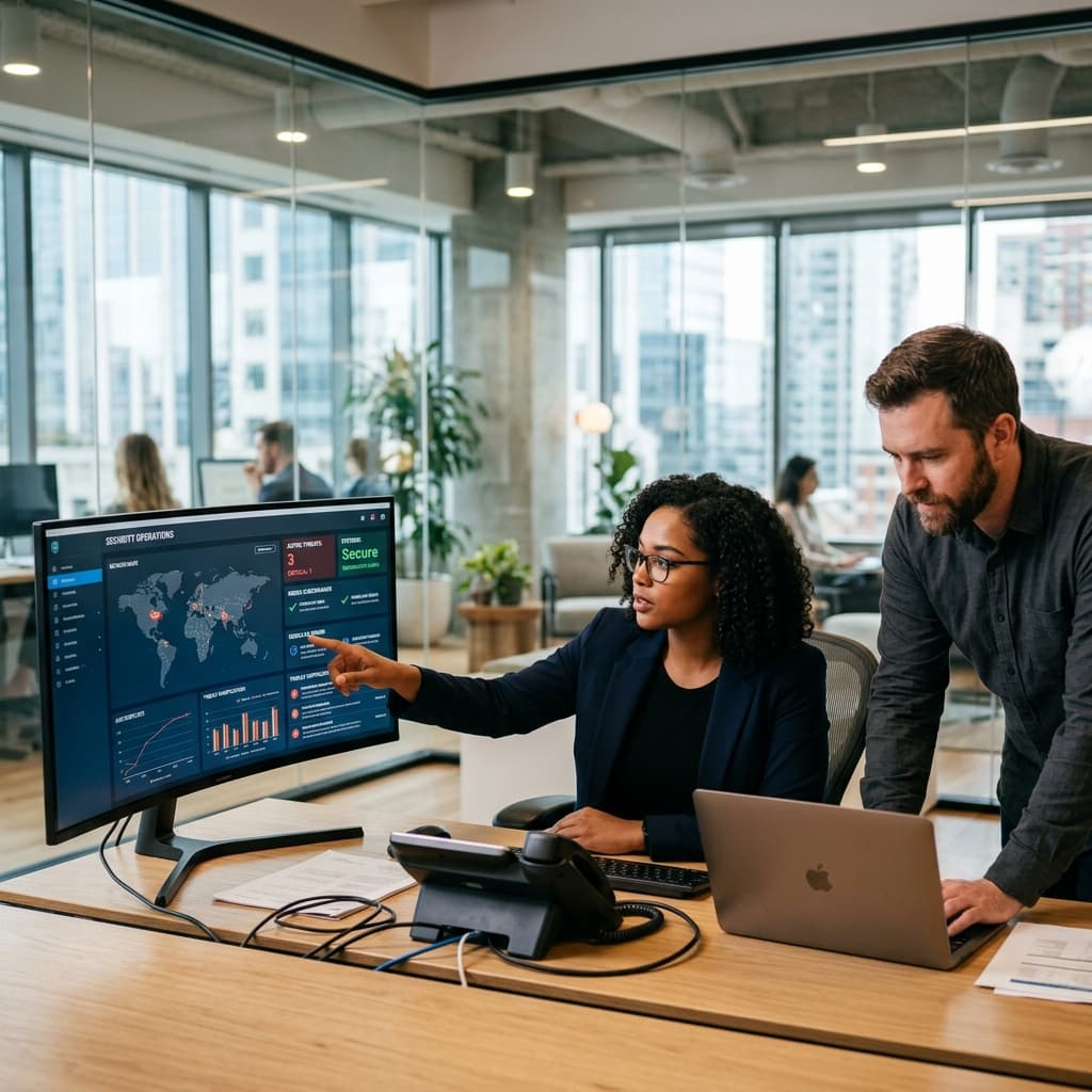 Enterprise-grade security that runs in the background
