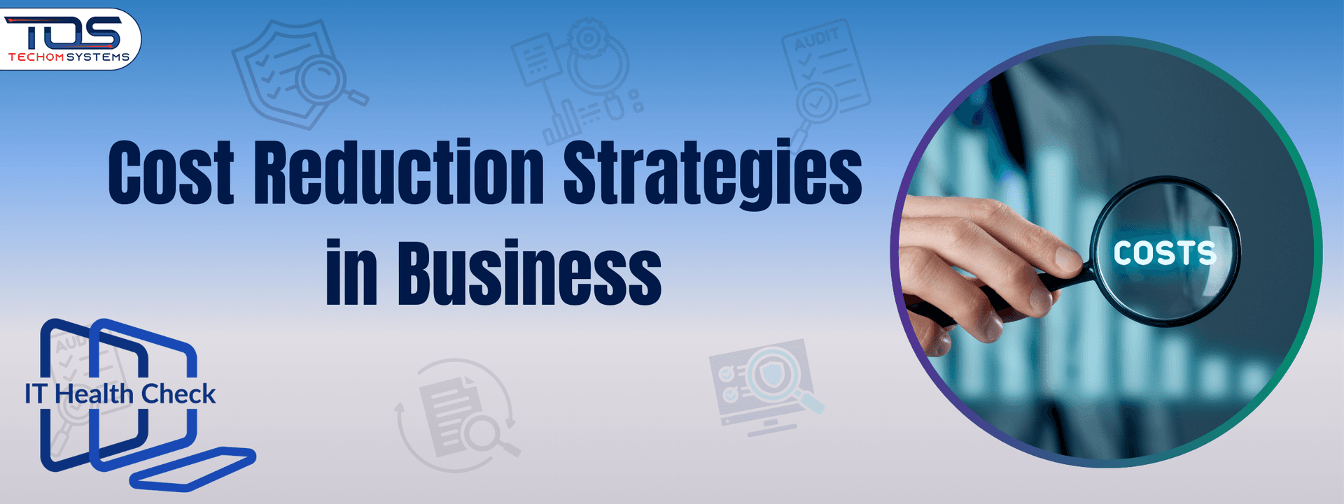 Cost Reduction Strategies In Business With IT Health Checkup