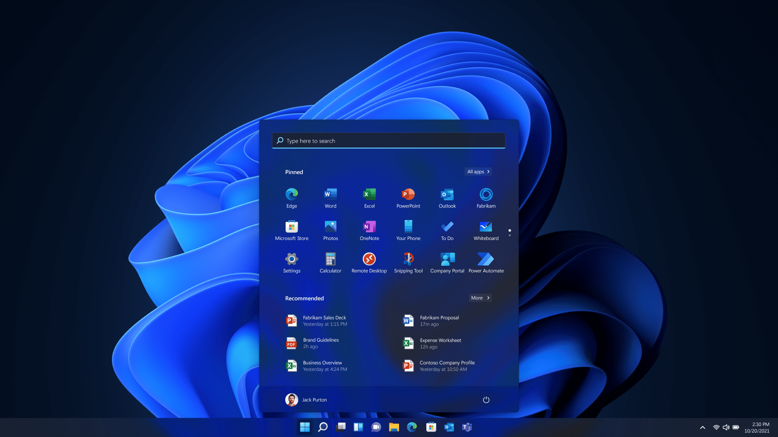 Modern User Interface