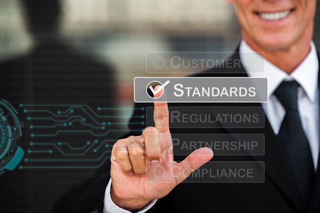 Free photo standard quality control collage